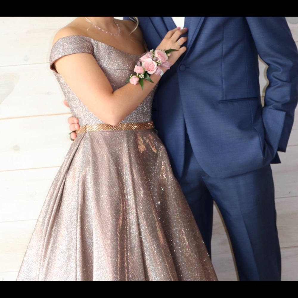 Jovani rose gold, excellent condition